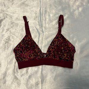 cheetah print bralette